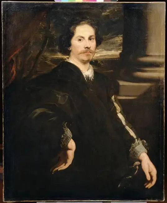 Le Gentilhomme à l'épée - Antoine van Dyck image 1 reproduction artisanale de tableau