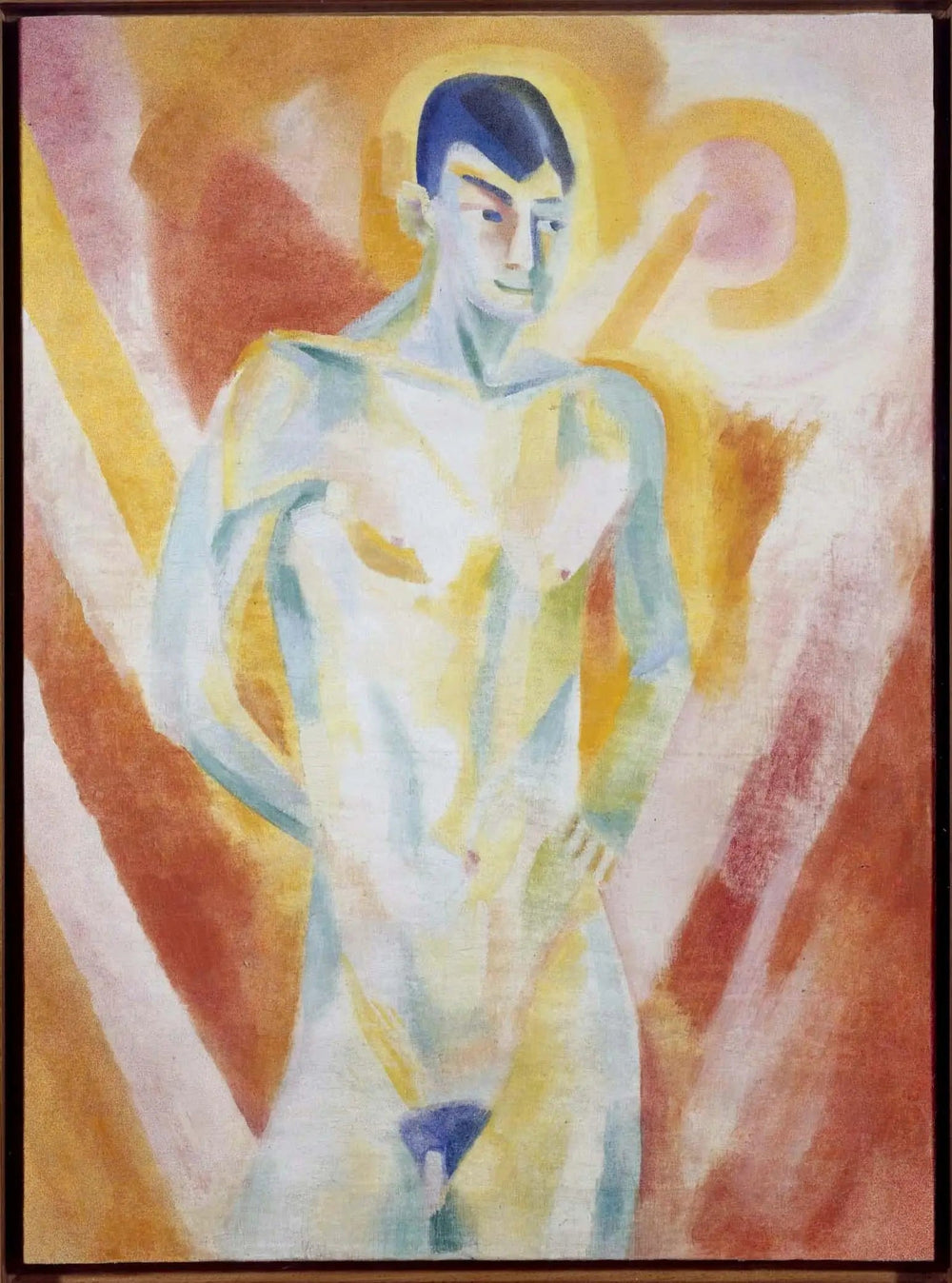 Le gitan - Robert Delaunay image 1 copie peinte à la main à l’huile