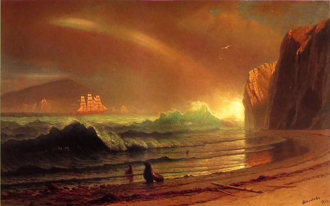 Le Golden Gate - Albert Bierstadt image 1 reproduction artisanale de tableau