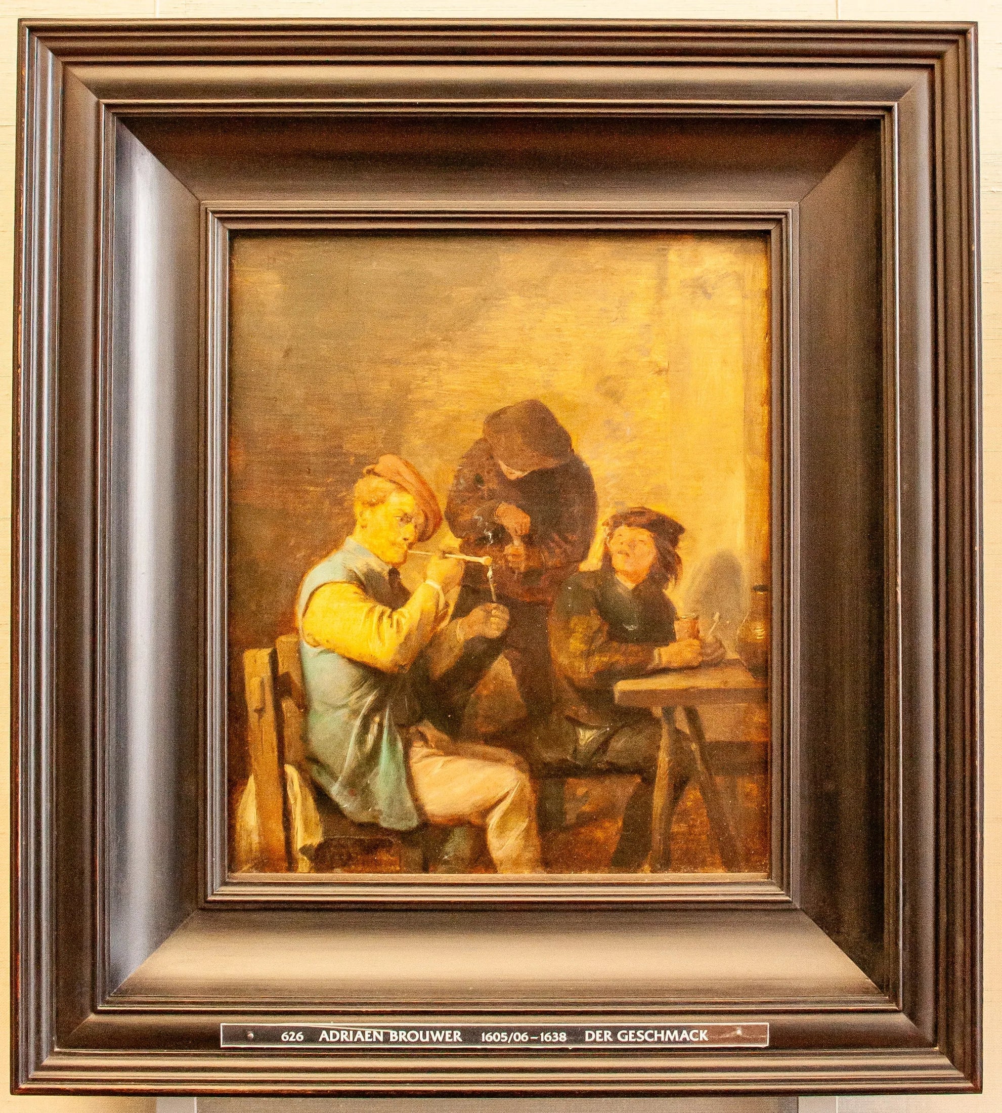 Le goût - Adriaen Brouwer image 1 copie de tableau peinte à la main