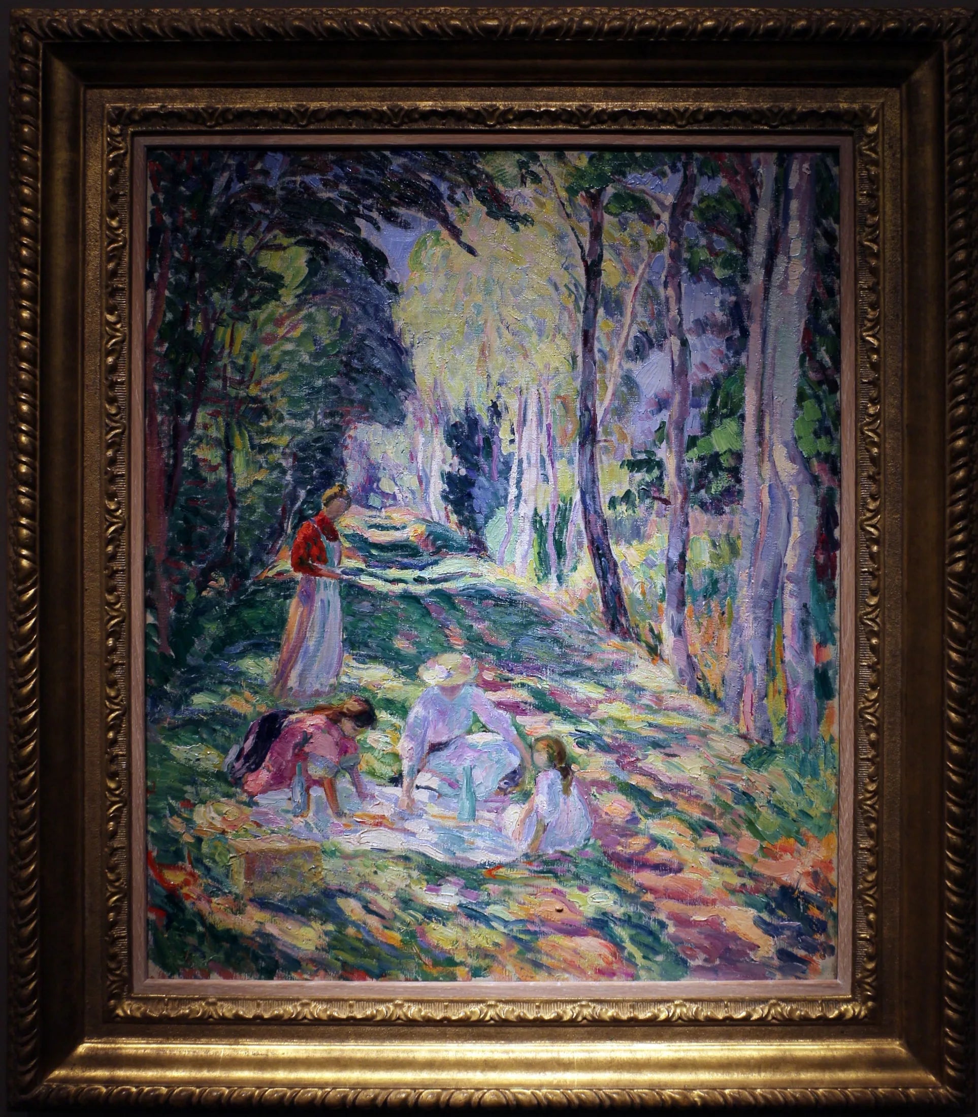 Le Goûter sur l'herbe - Henri Lebasque image 1 reproduction de peinture à l’huile