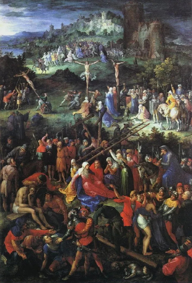 Le grand Calvaire - Jan Brueghel l'Ancien image 1 reproduction de peinture à l’huile