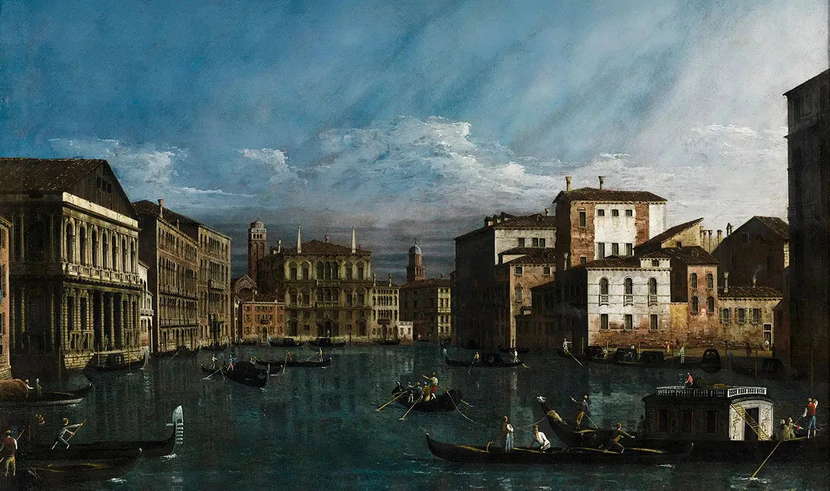 Le Grand Canal à Venise - Canaletto image 1 reproduction artisanale de tableau