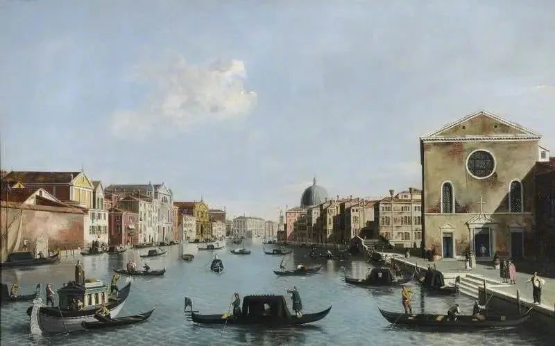 Le Grand Canal, Venise - Canaletto image 1 reproduction de peinture à l’huile