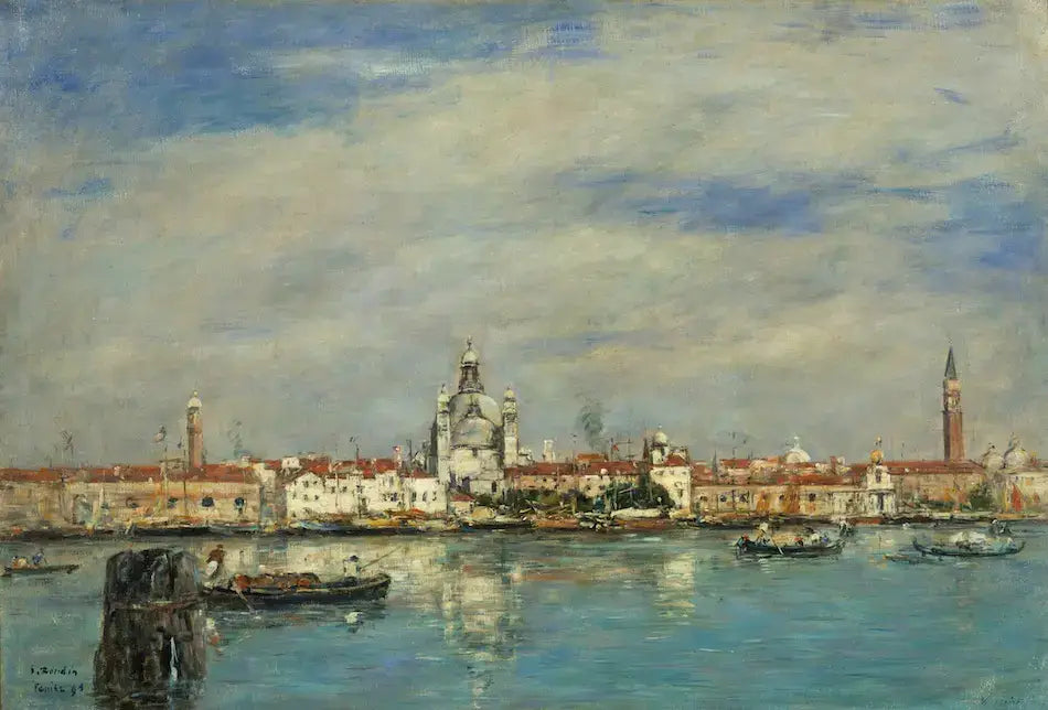 Le Grand Canal, Venise - Eugène Boudin image 1 reproduction réalisée par Alpha Reproduction