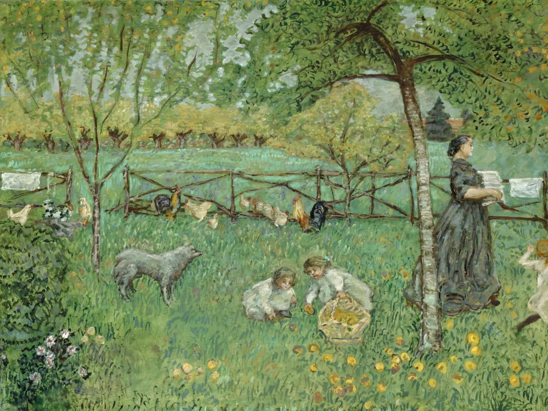 Le Grand jardin - Pierre Bonnard image 1 tableau peint à l’huile sur toile