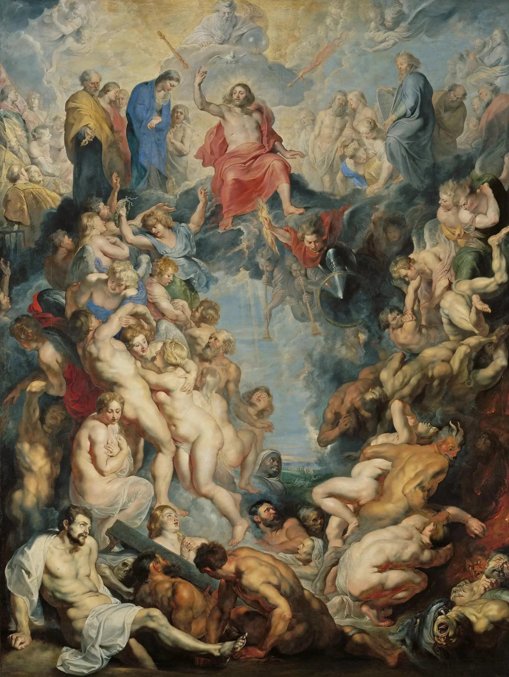 Le Grand Jugement dernier - Peter Paul Rubens image 1 reproduction d’œuvre d’art à l’huile