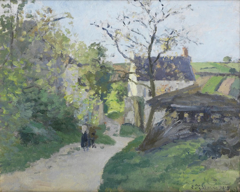 Le Grand Noyer, la maison Rondest, Pontoise - Camille Pissarro