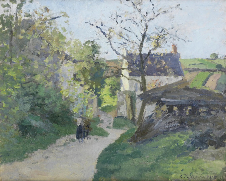 Le Grand Noyer, la maison Rondest, Pontoise - Camille Pissarro