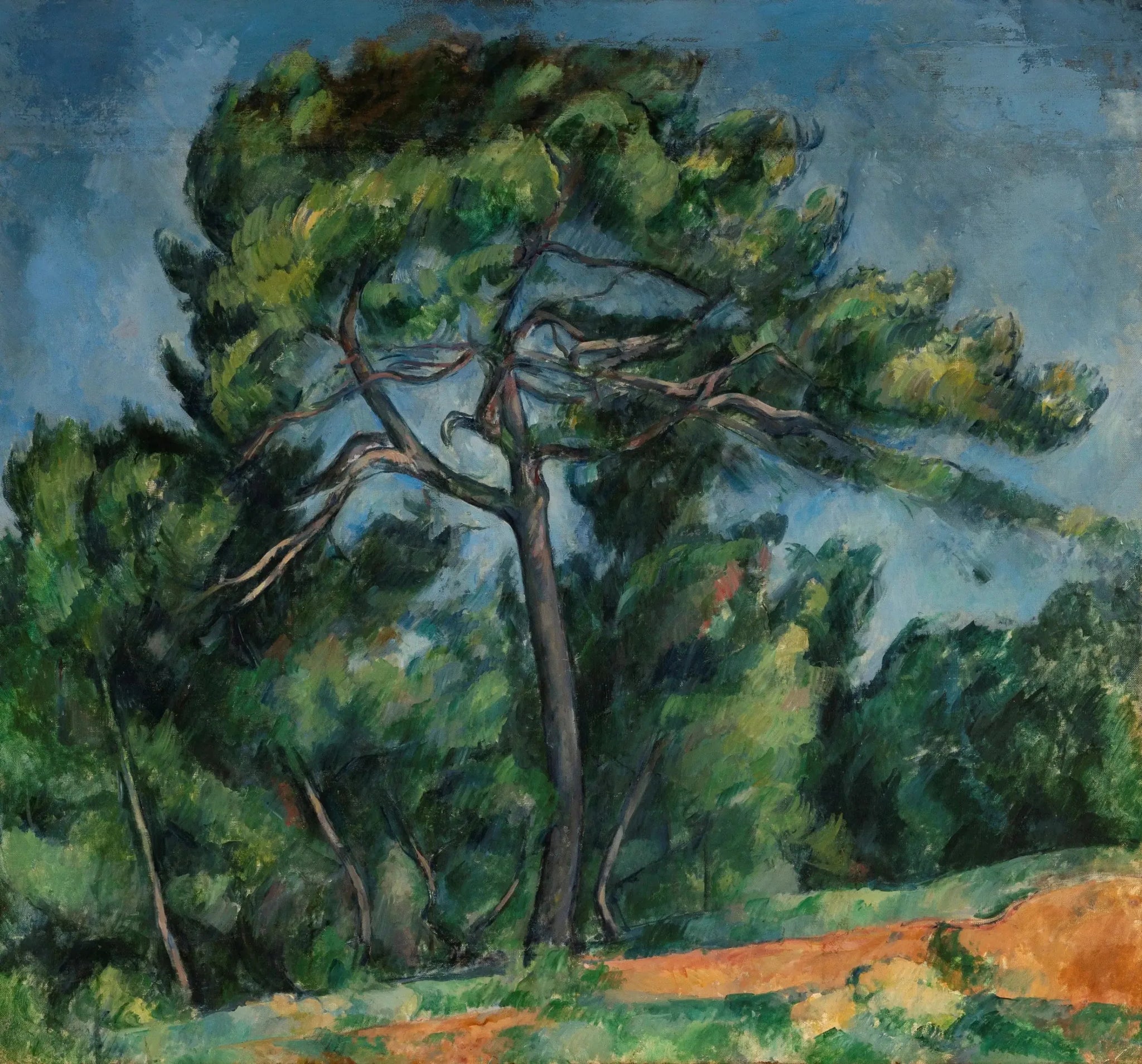 Le Grand Pin - Paul Cézanne image 1 reproduction artisanale de tableau