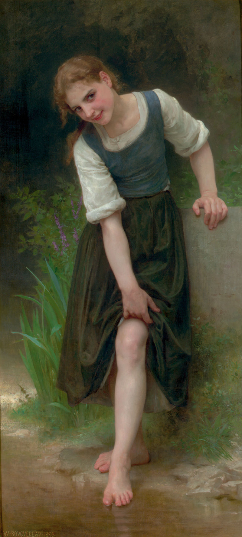 Le Gué (1895) - Bouguereau