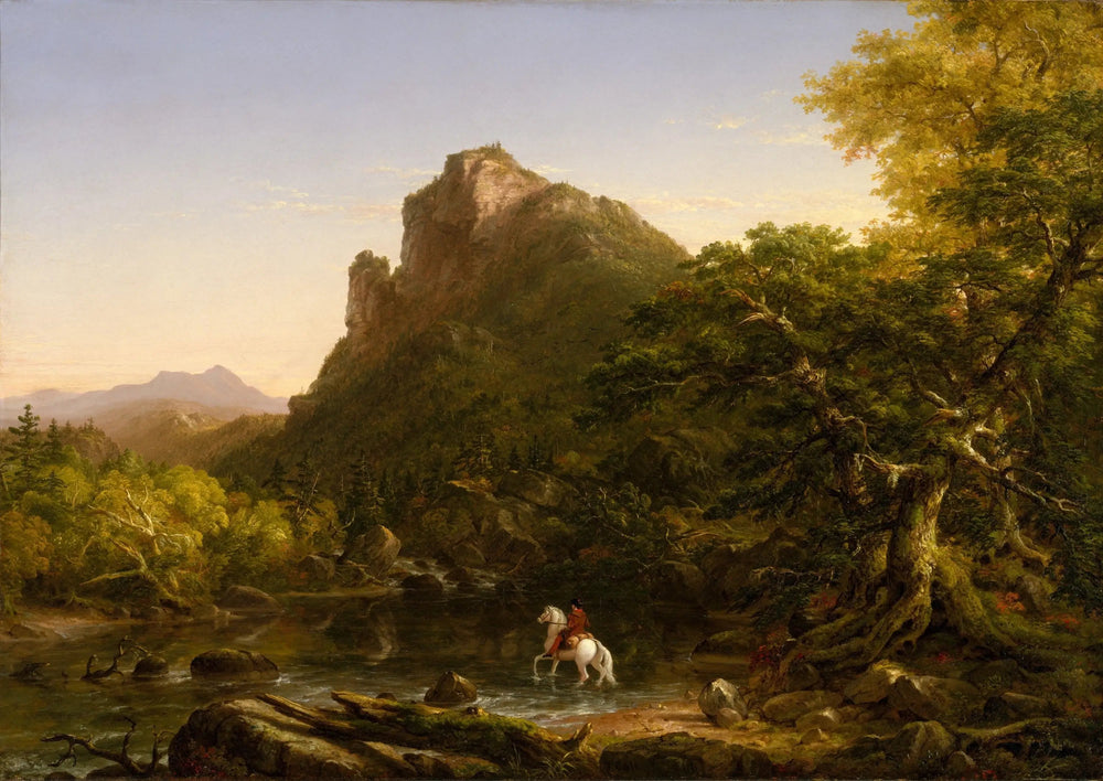 Le gué de la montagne - Thomas Cole image 1 reproduction artisanale de tableau