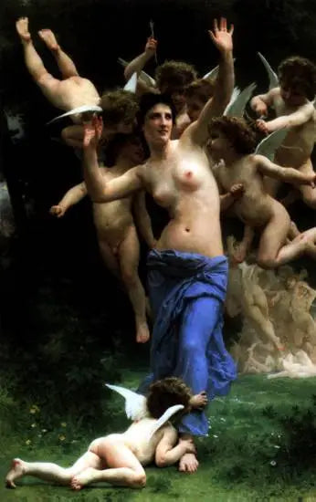 Le guêpier - Bouguereau image 1 tableau peint à l’huile sur toile