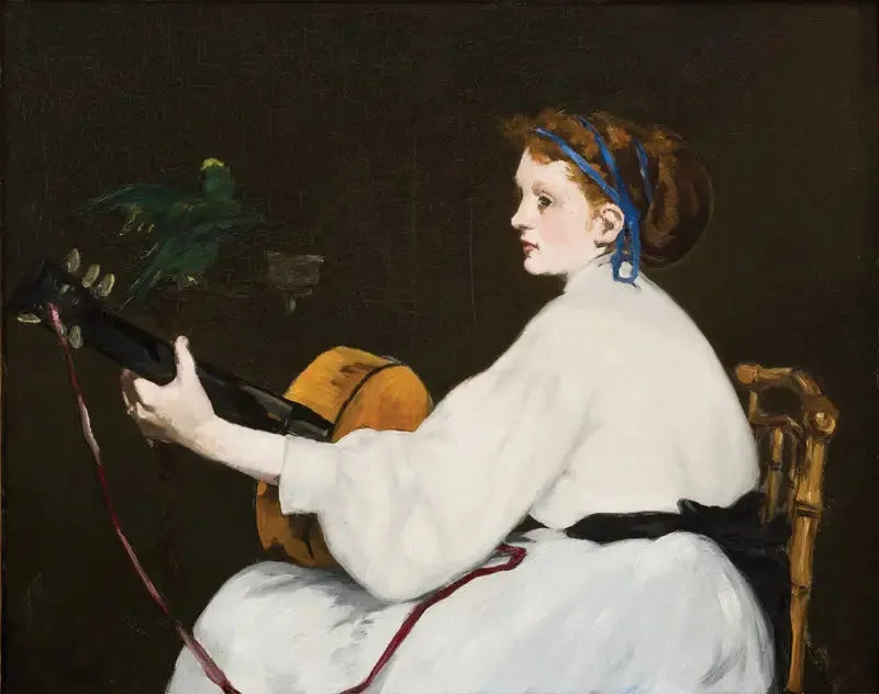 Le guitariste - Édouard Manet image 1 reproduction de peinture à l’huile