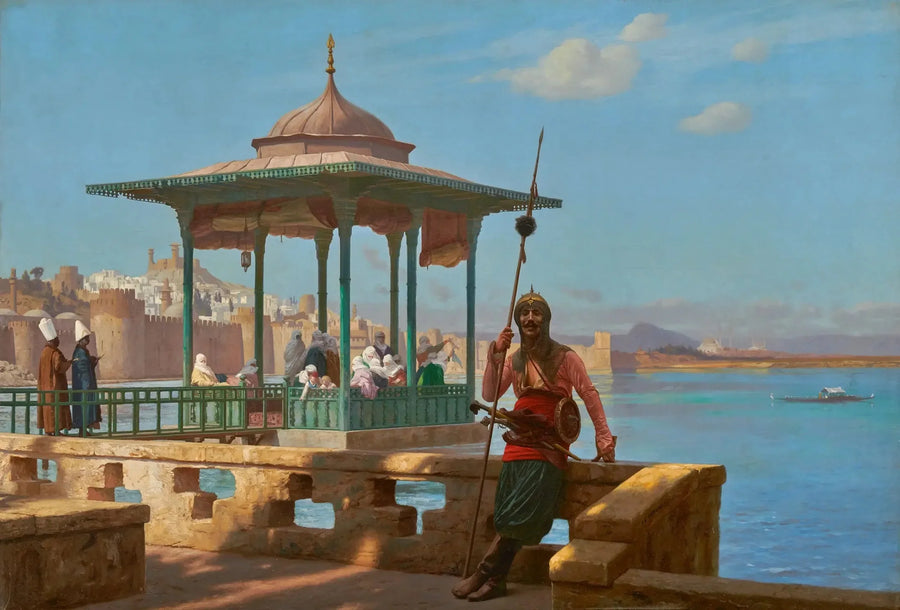 Le Harem dans le kiosque - Jean-Léon Gérôme