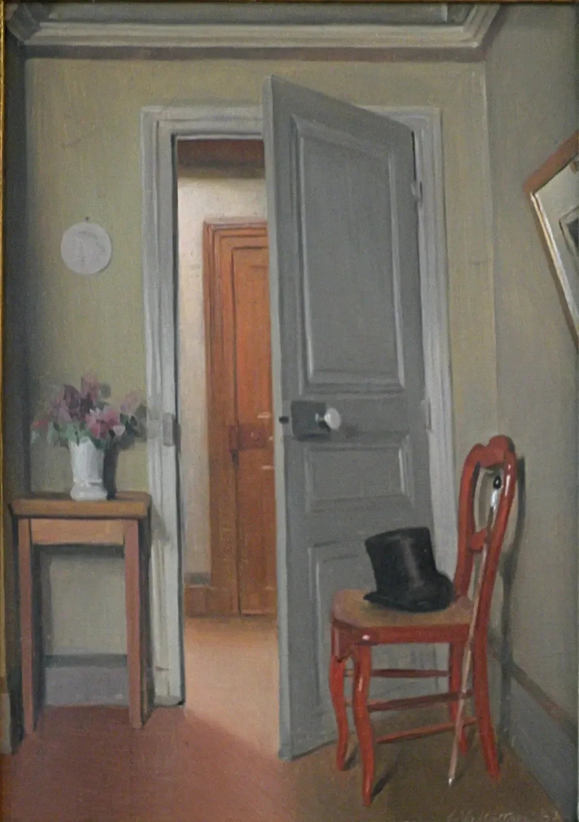 Le Haut-de-forme, intérieur - Félix Vallotton image 1 reproduction réalisée par Alpha Reproduction