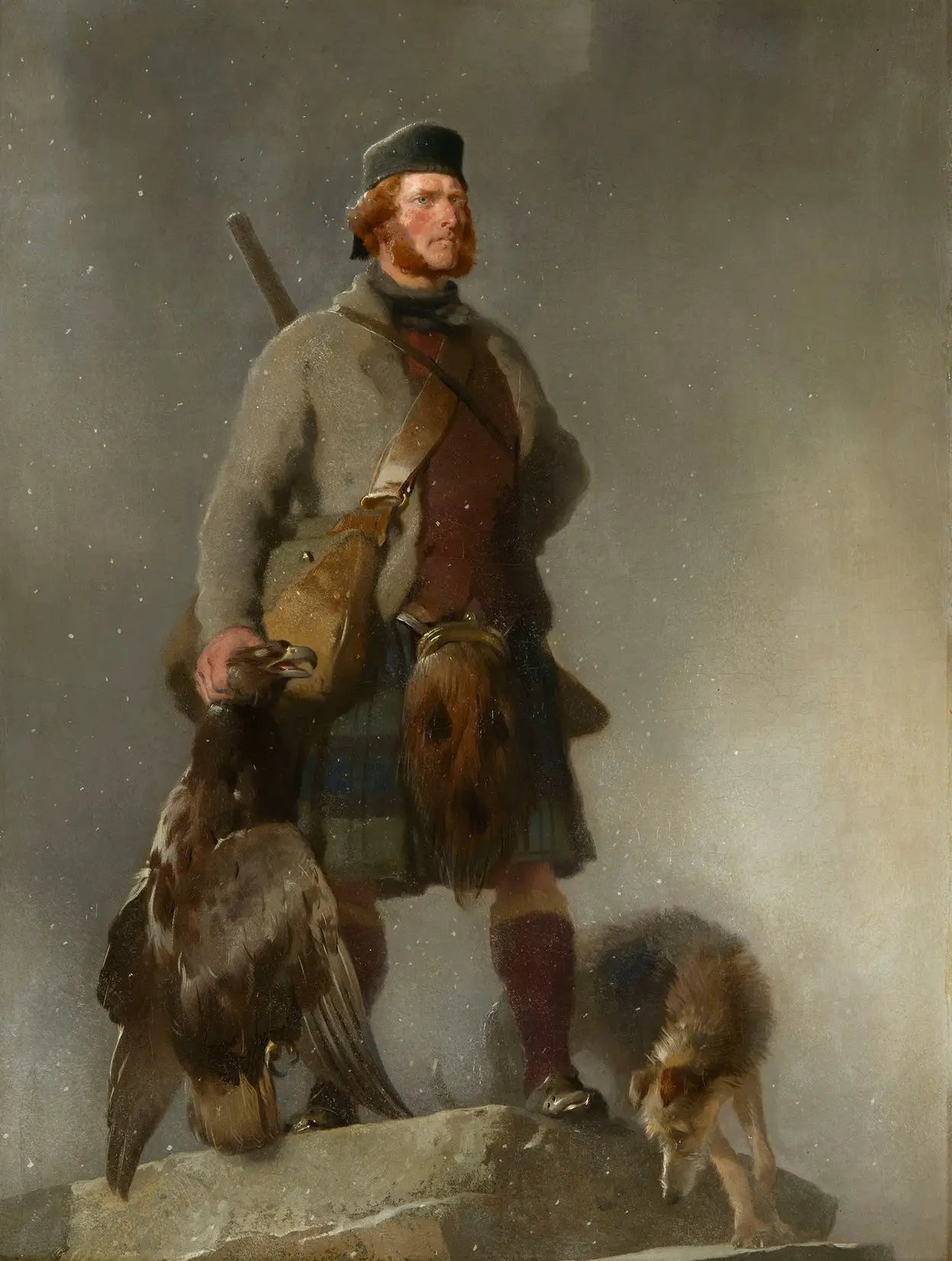 Le Highlander - Edwin Henry Landseer image 1 copie de tableau peinte à la main