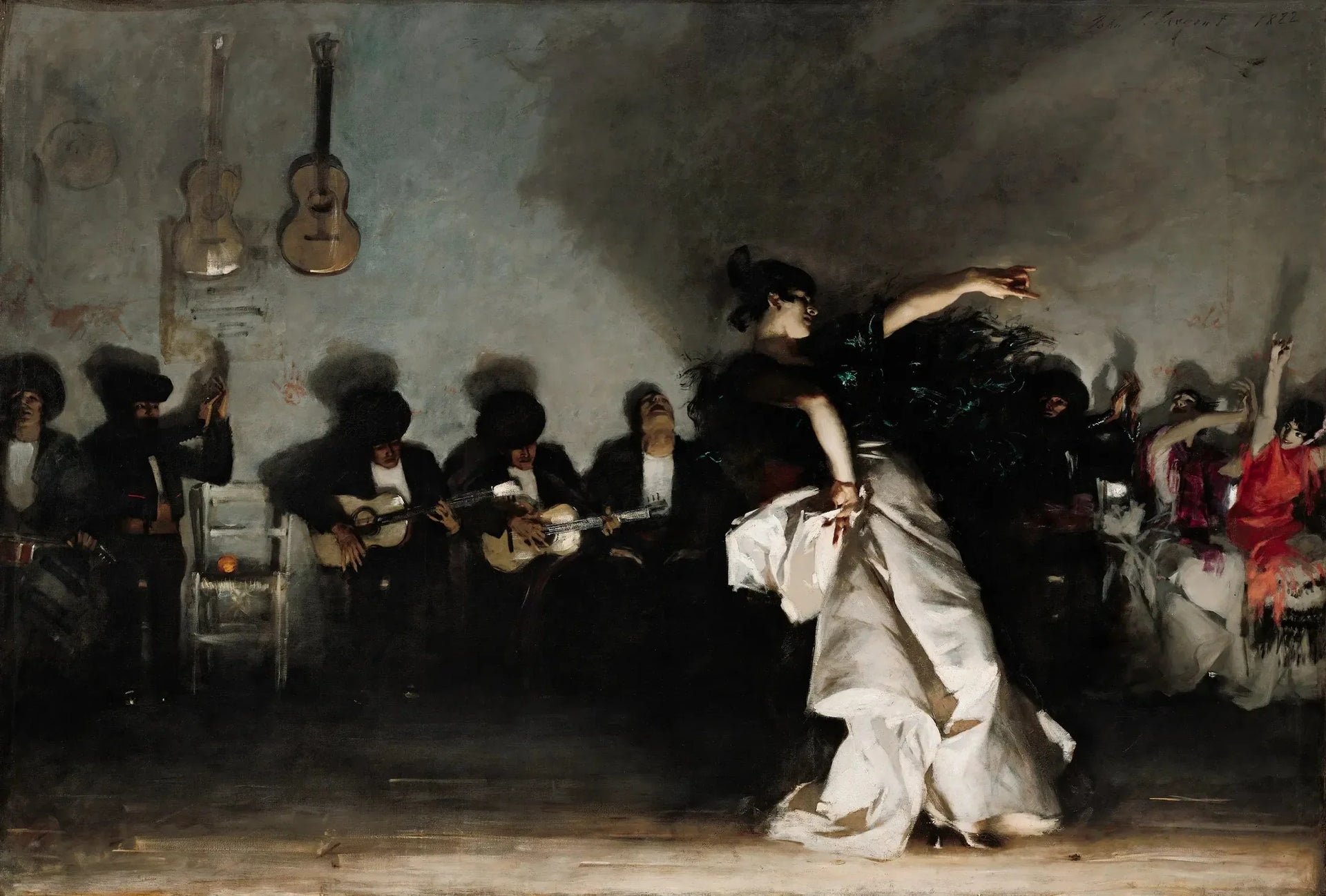 Le Jaleo - John Singer Sargent image 1 copie peinte à la main à l’huile