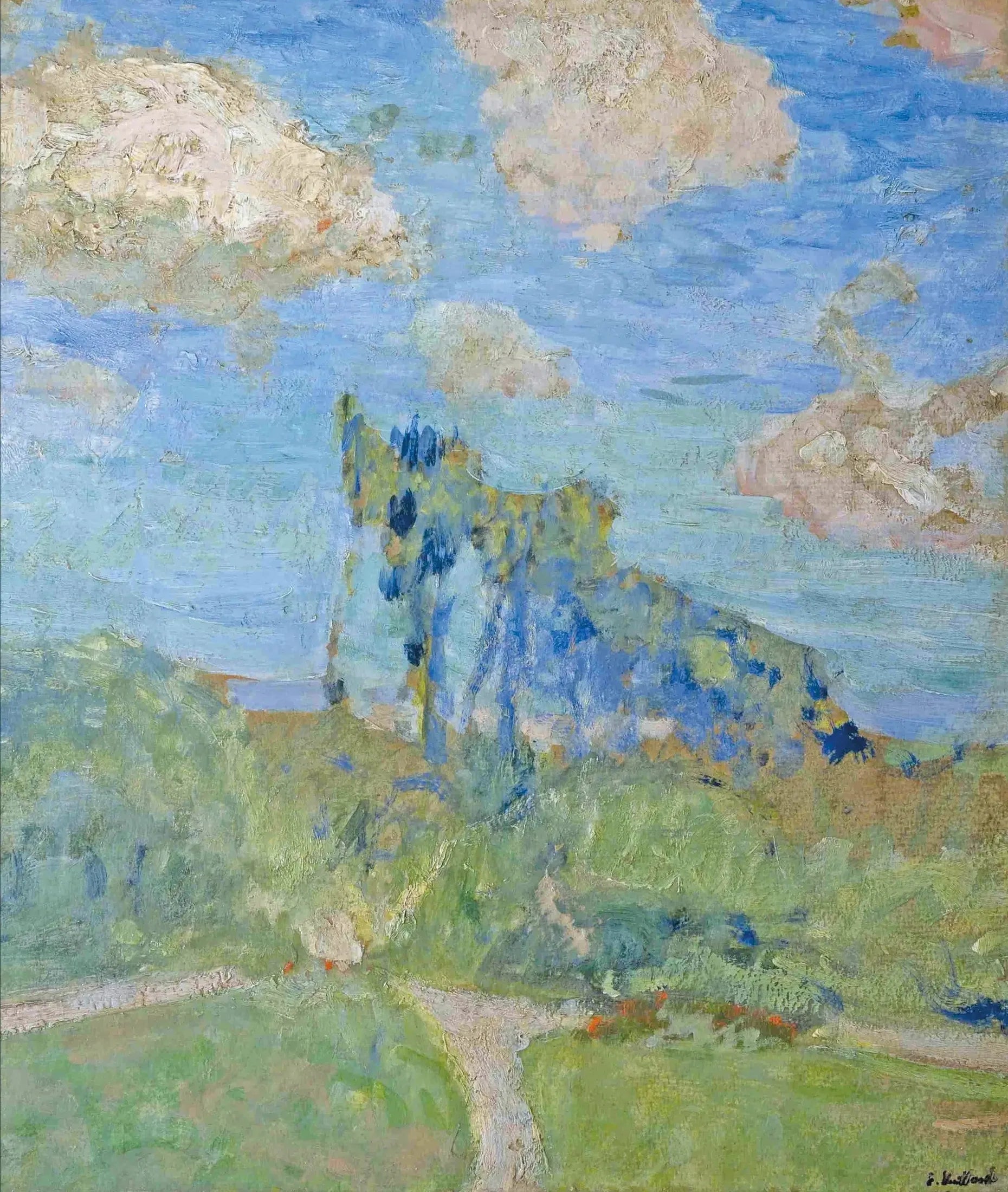 Le Jardin à Amfreville - Édouard Vuillard image 1 reproduction de peinture à l’huile