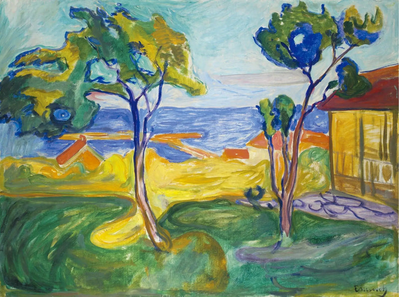 Le Jardin à Åsgårdstrand - Edvard Munch