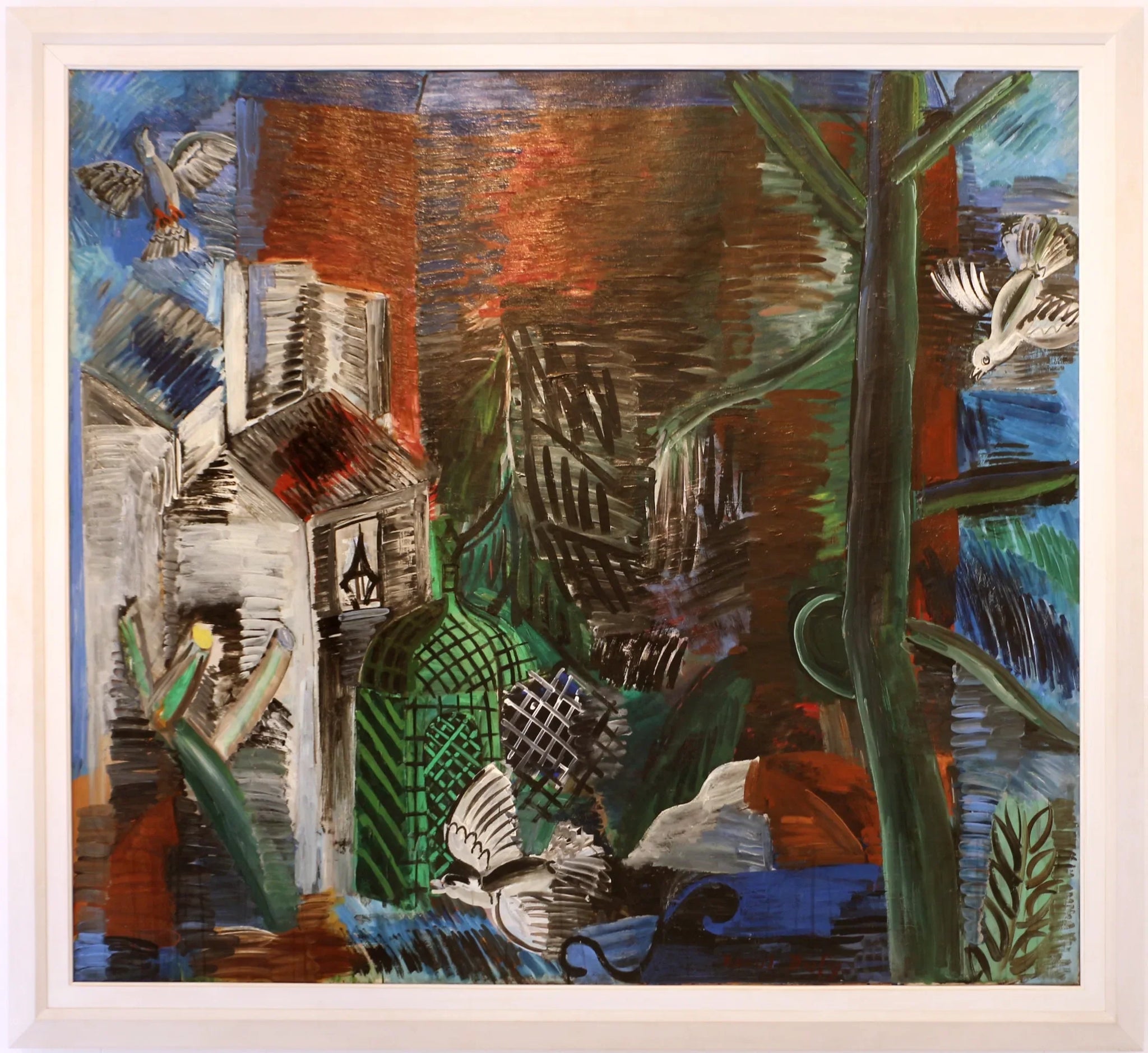 Le jardin abandonné - Raoul Dufy image 1 tableau peint à l’huile sur toile