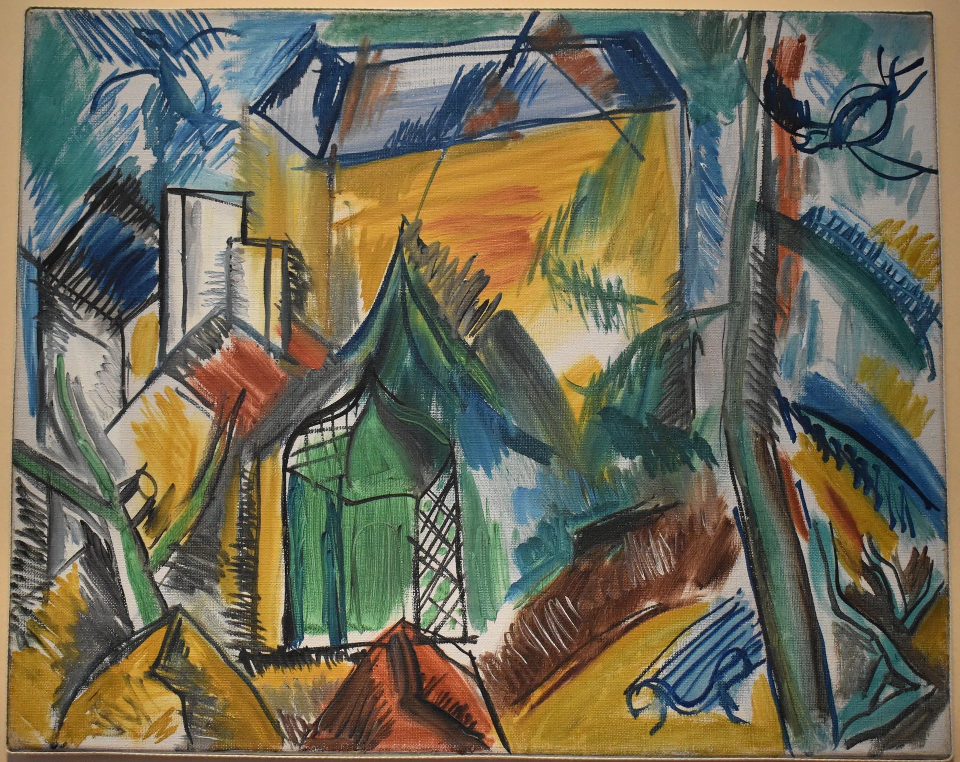 Le jardin abandonné - Raoul Dufy image 1 reproduction de peinture à l’huile