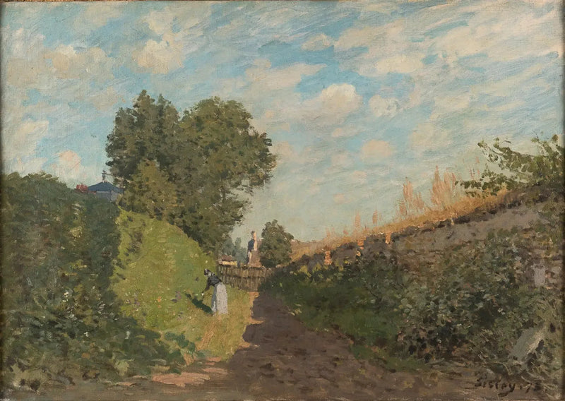 Le jardin - Alfred Sisley