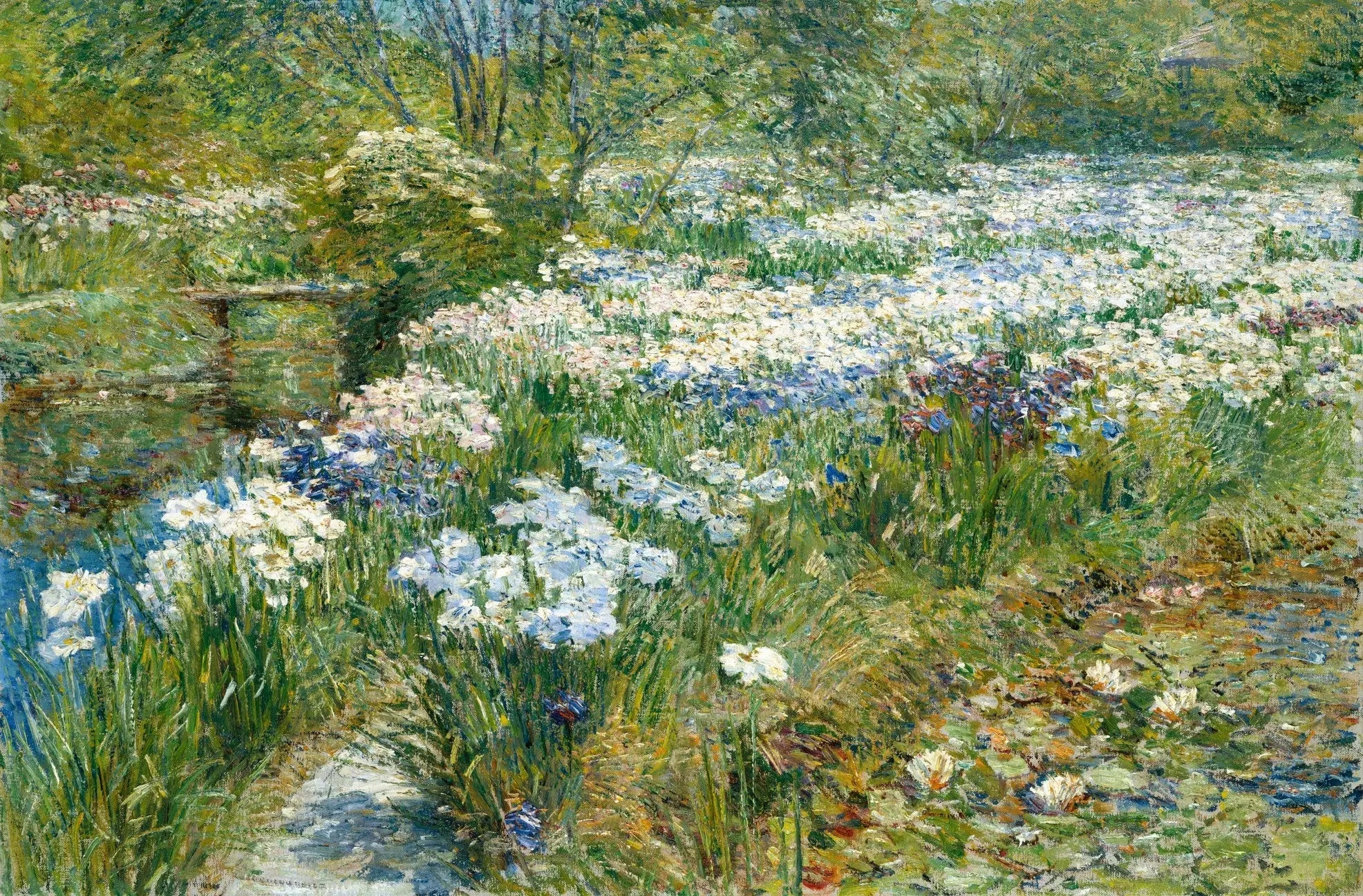 Le jardin d’eau - Childe Hassam - Alpha Reproduction