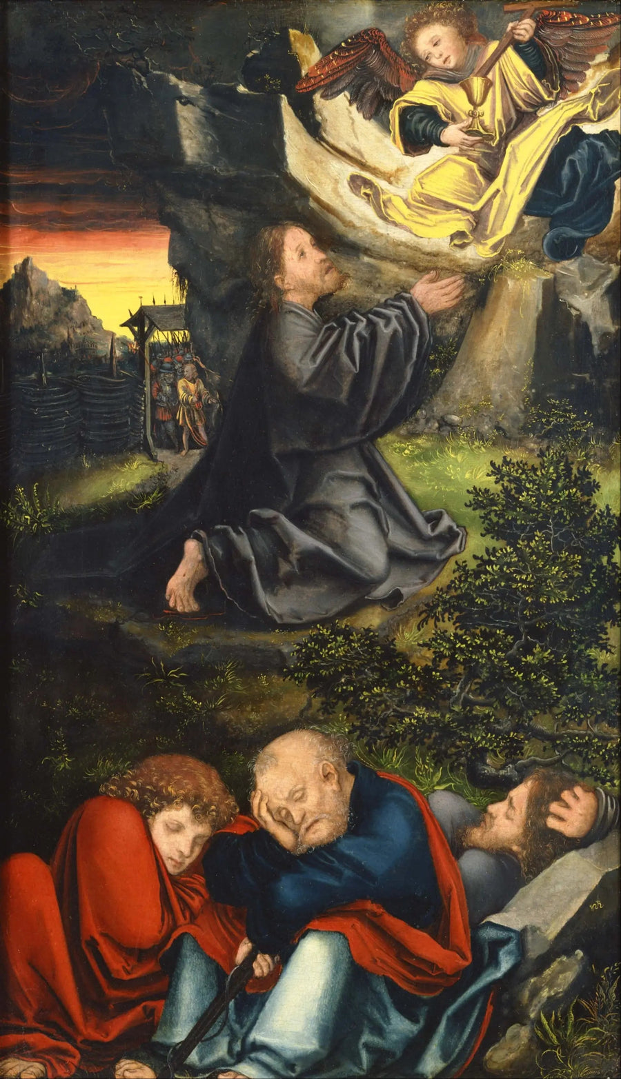 Le jardin de Gethsémani - Lucas Cranach the Elder