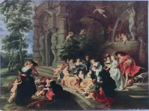 Le jardin de l'amour - Peter Paul Rubens image 1 copie de tableau peinte à la main