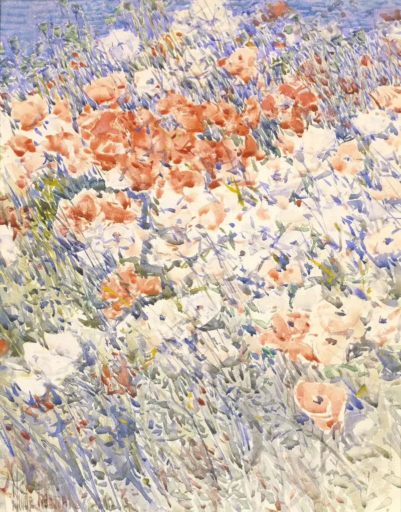 Le jardin de l'île - Childe Hassam