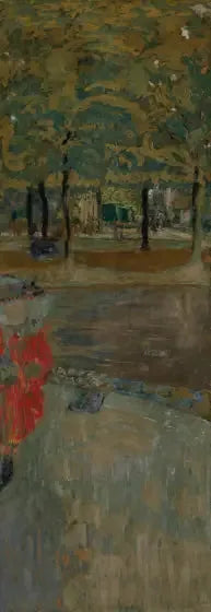 Le jardin de La Muette à Passy, Paris (La Muette) - Édouard Vuillard
