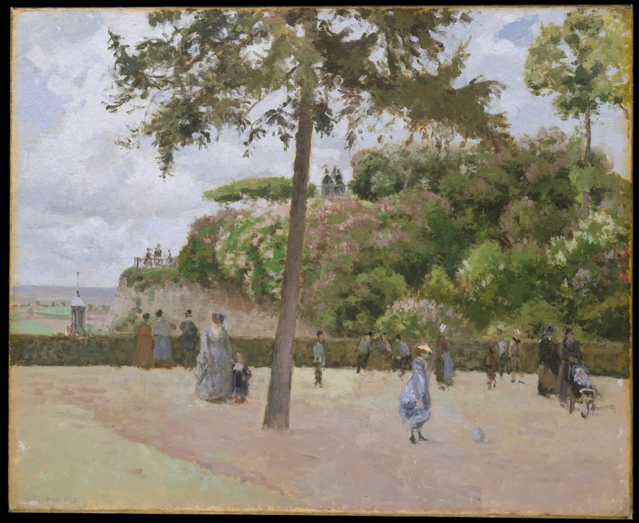 Le Jardin de la Ville, Pontoise - Camille Pissarro