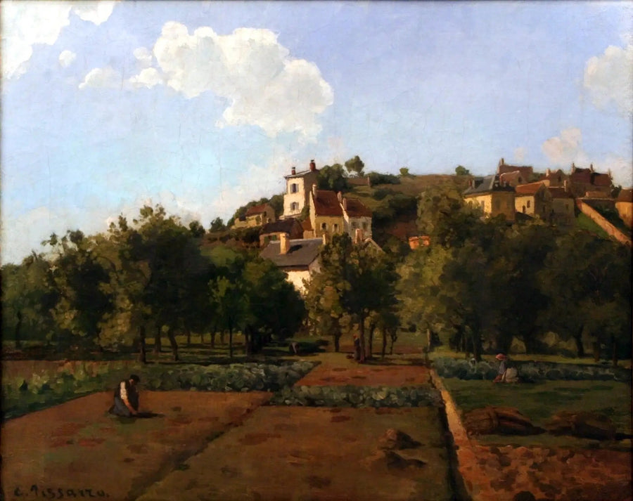 Le jardin de Maubuisson, Pontoise - Camille Pissarro