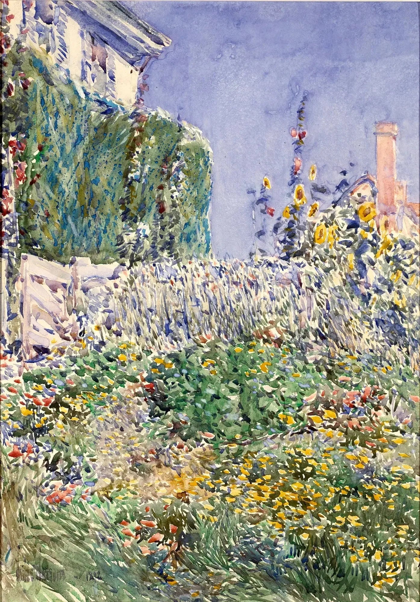 Le jardin de Thaxter - Childe Hassam image 1 reproduction artisanale de tableau