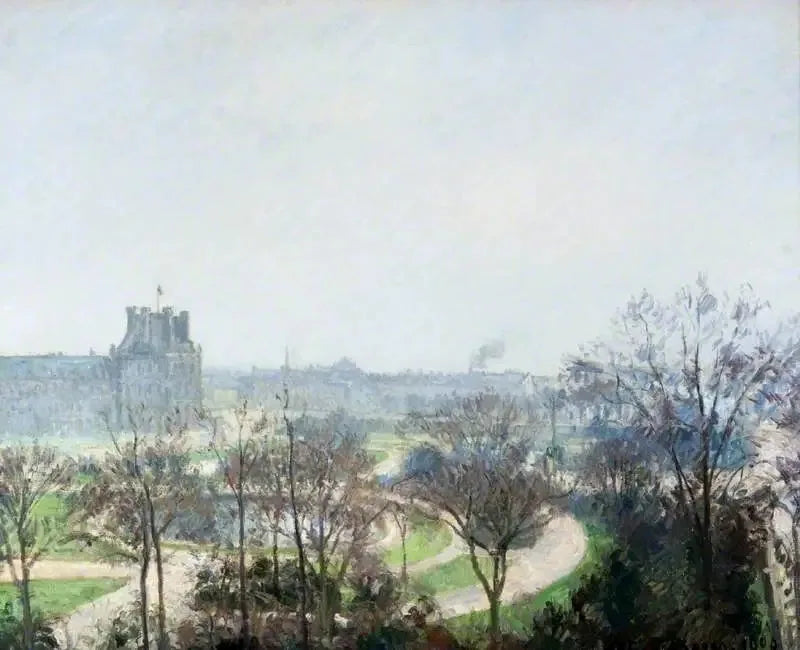 Le jardin des Tuileries, Paris - Camille Pissarro image 1 copie de tableau peinte à la main