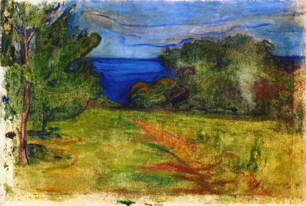 Le Jardin - Edvard Munch image 1 reproduction artisanale de tableau