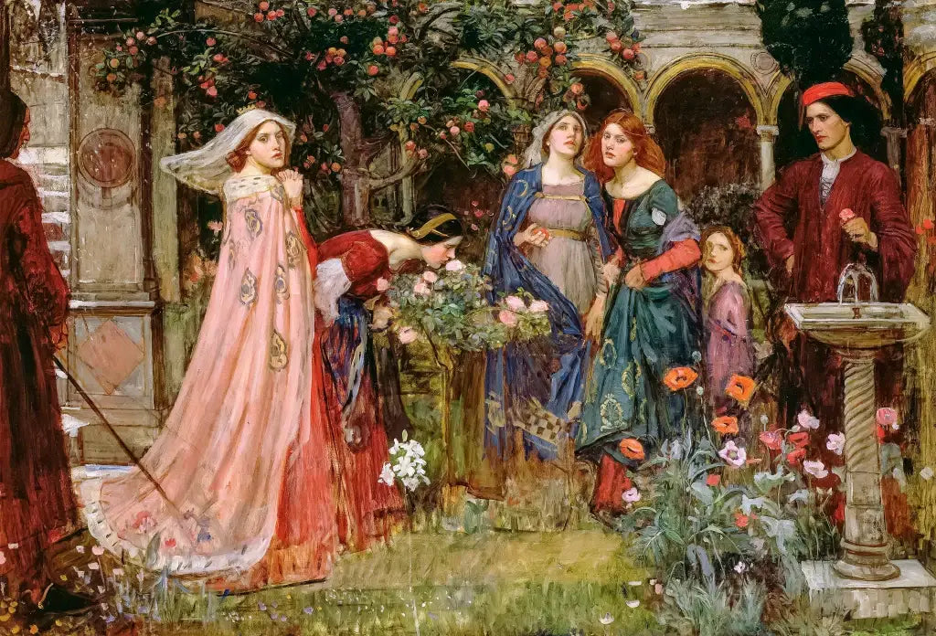 Le jardin enchanté - John William Waterhouse image 1 tableau peint à l’huile sur toile