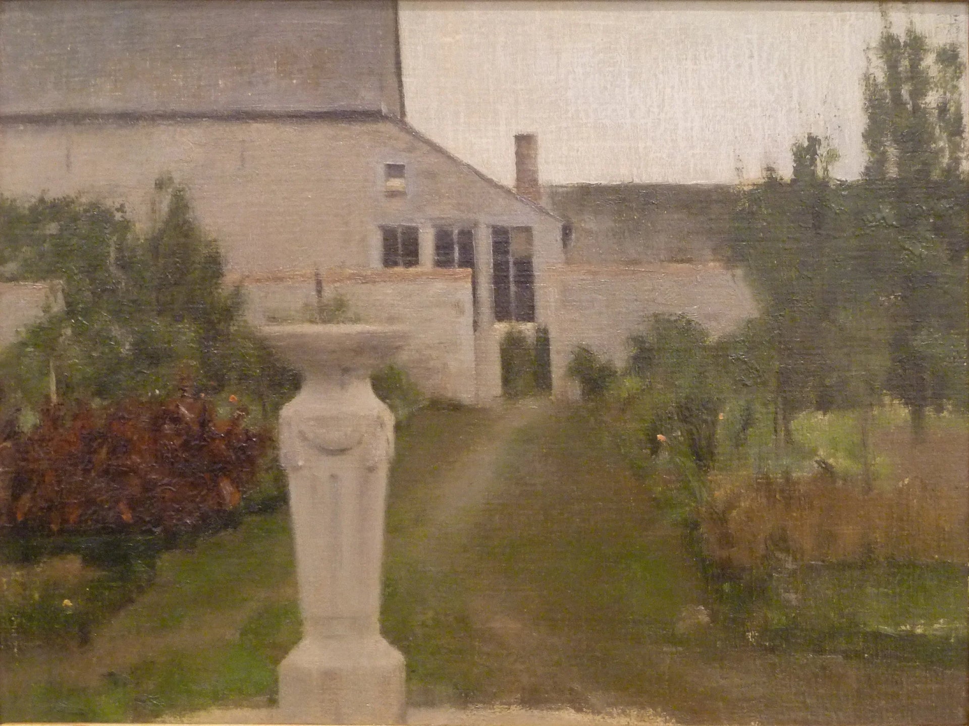 le jardin - Fernand Khnopff image 1 copie de tableau peinte à la main