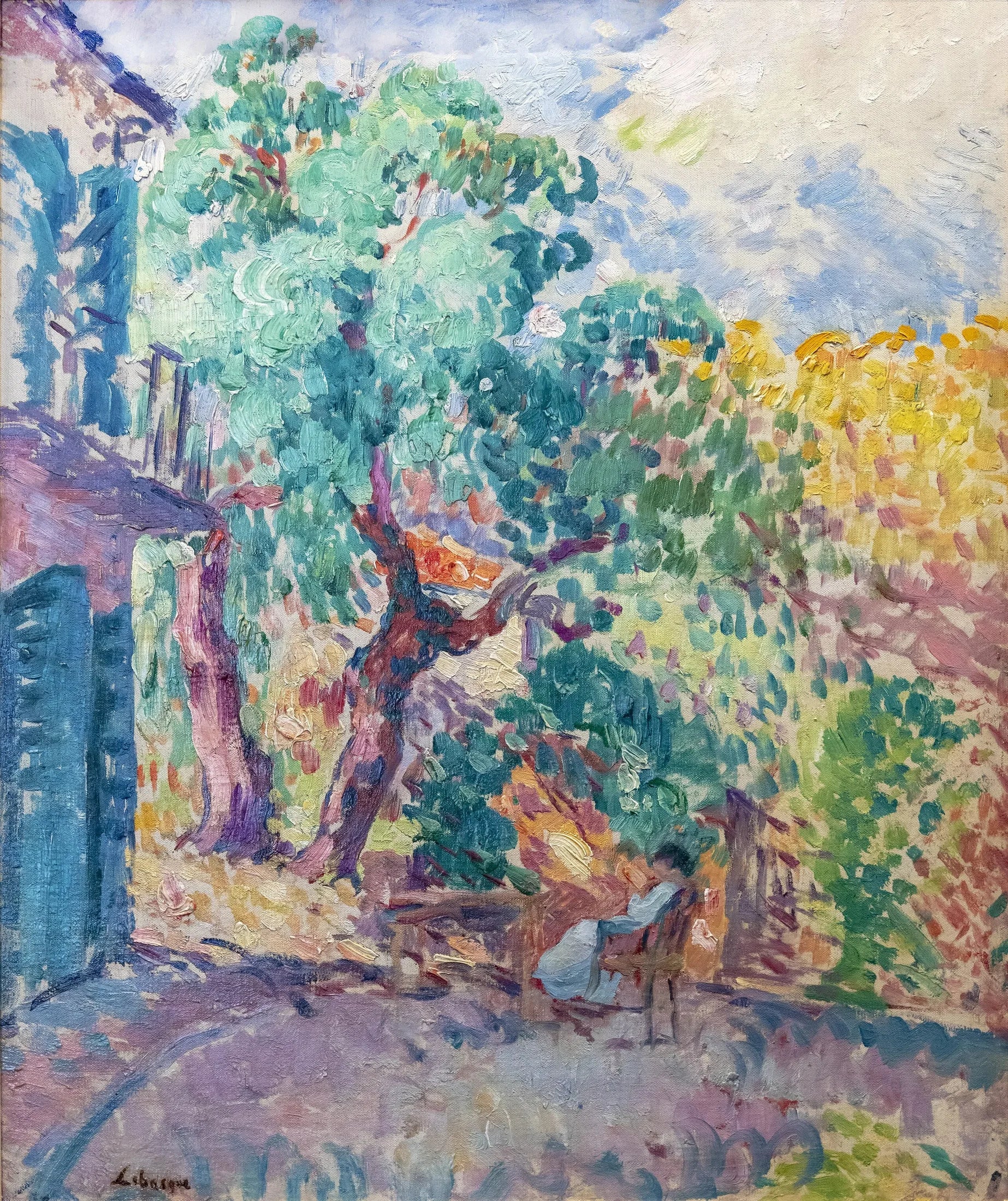 Le jardin - Henri Lebasque image 1 reproduction d’œuvre d’art à l’huile