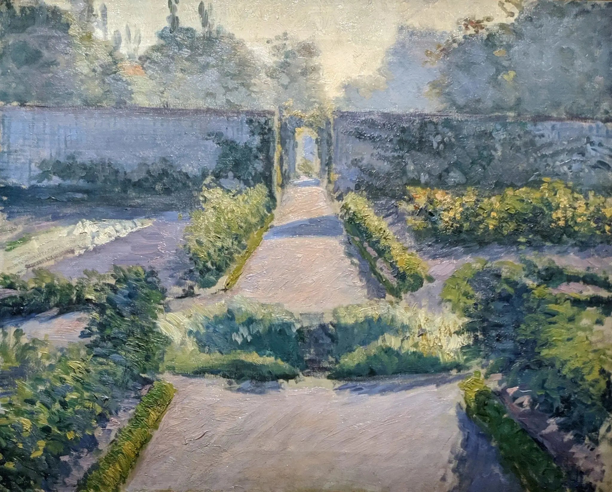 Le jardin potager, Yerres - Gustave Caillebotte image 1 copie de tableau peinte à la main