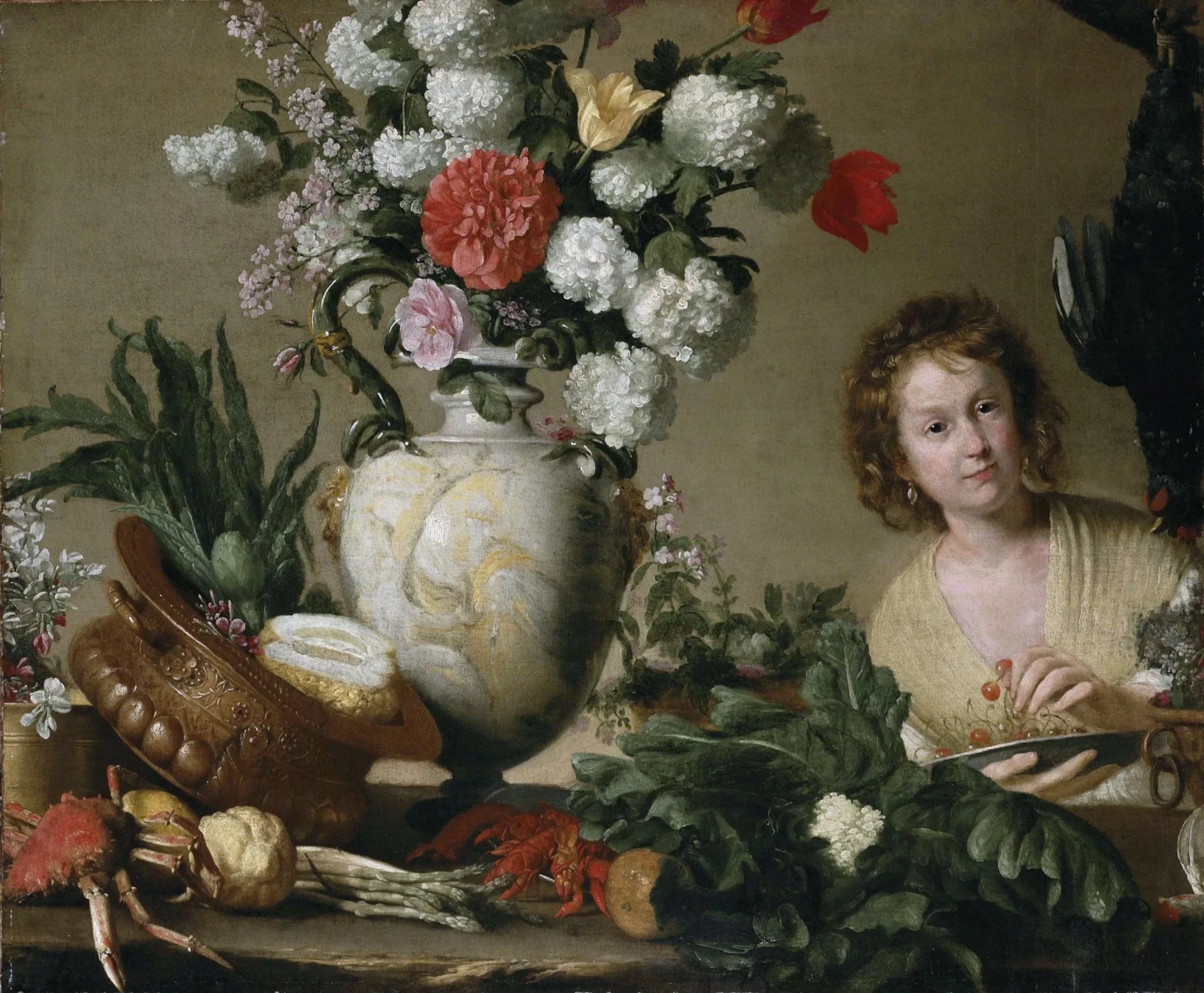 Le jardinier - Bernardo Strozzi image 1 reproduction de peinture à l’huile