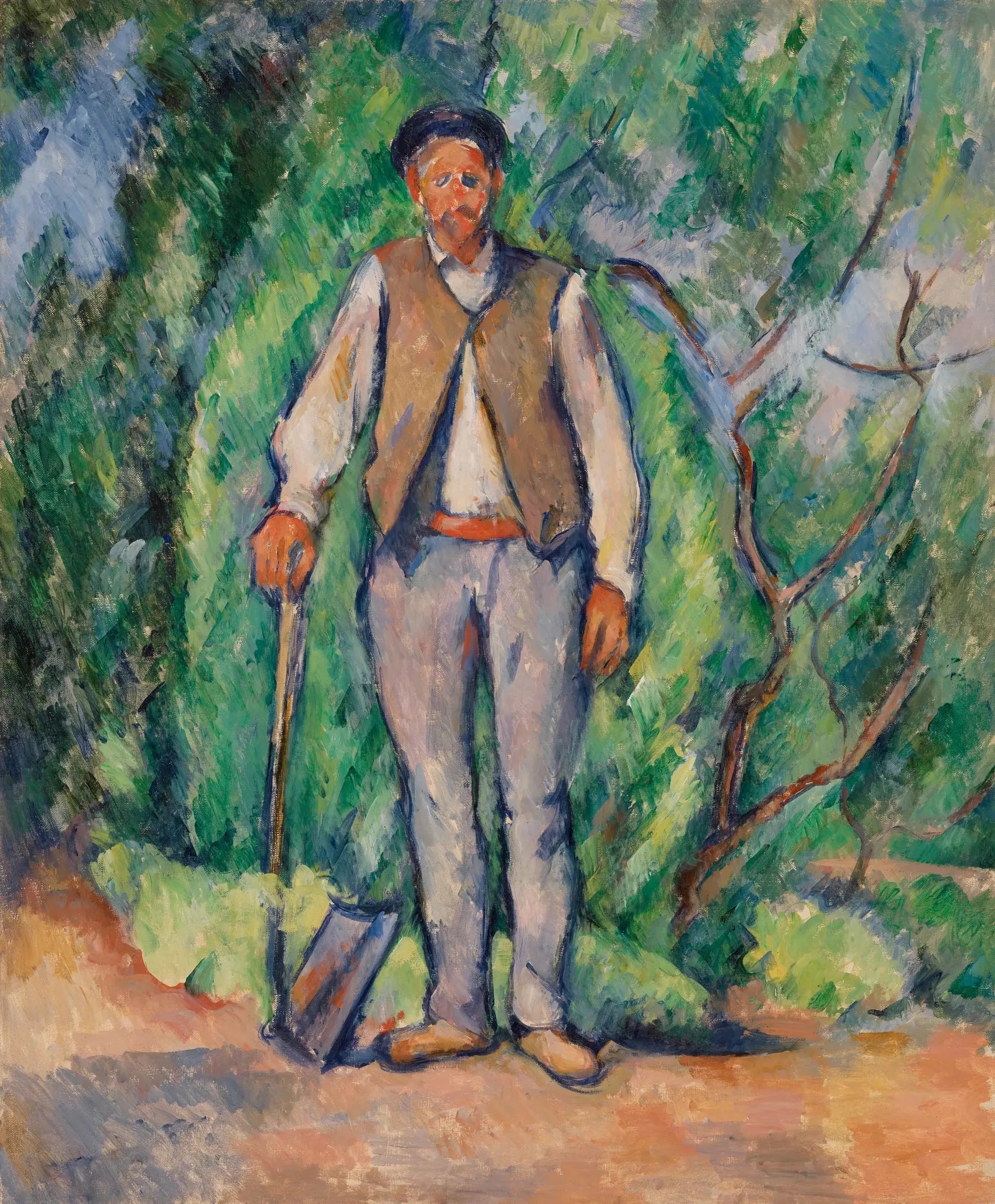 Le Jardinier - Paul Cézanne image 1 reproduction de peinture à l’huile
