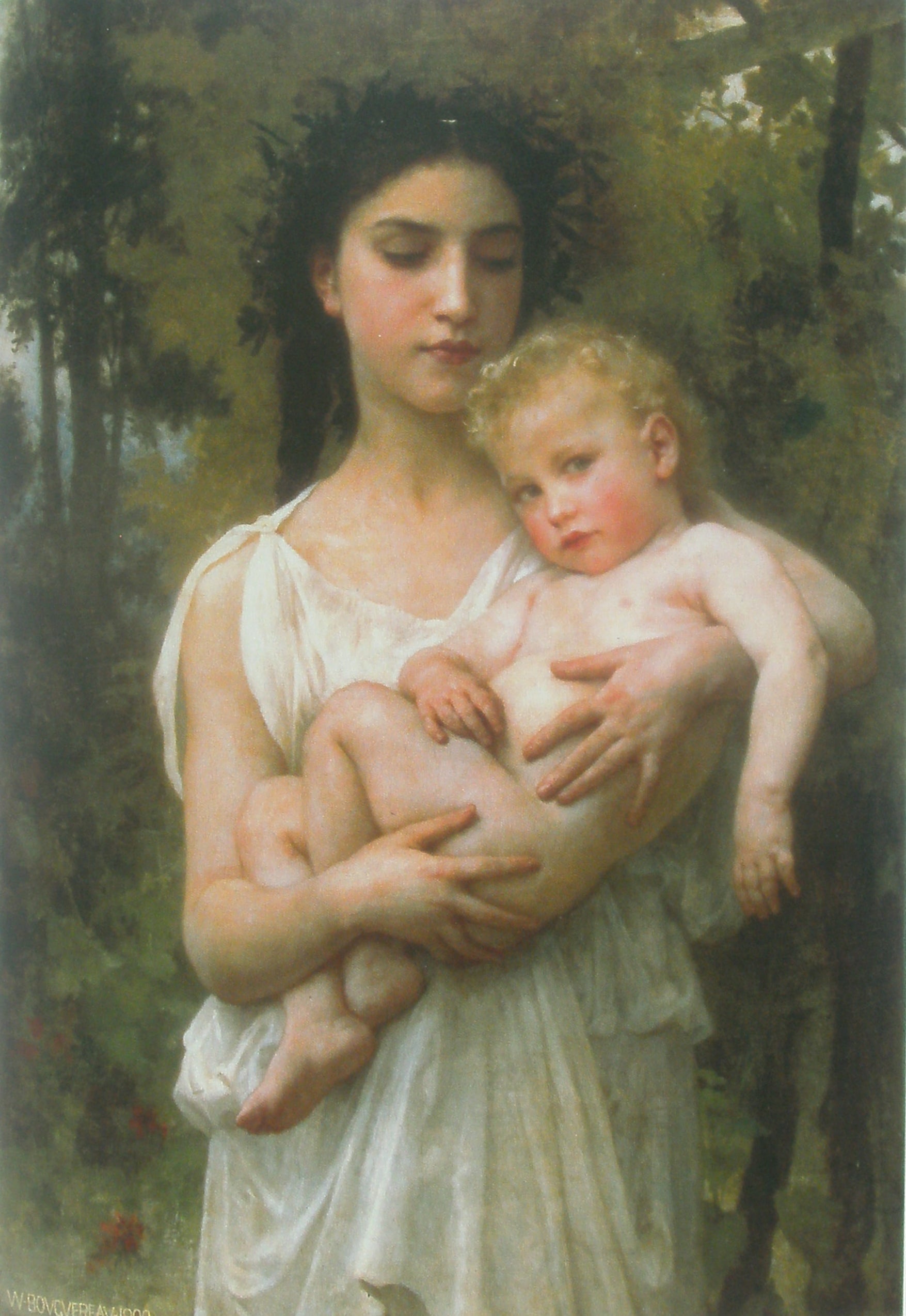 Le Jeune Frère (1900) - Bouguereau