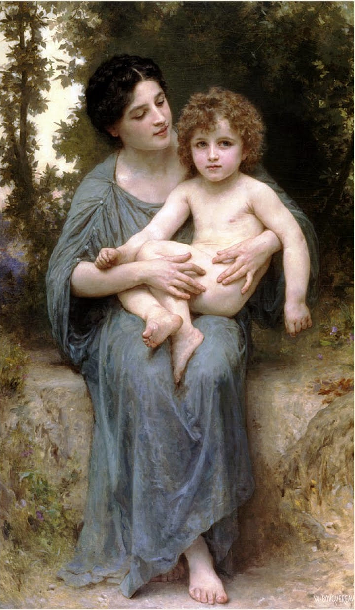 Le Jeune Frère (1902) - Bouguereau