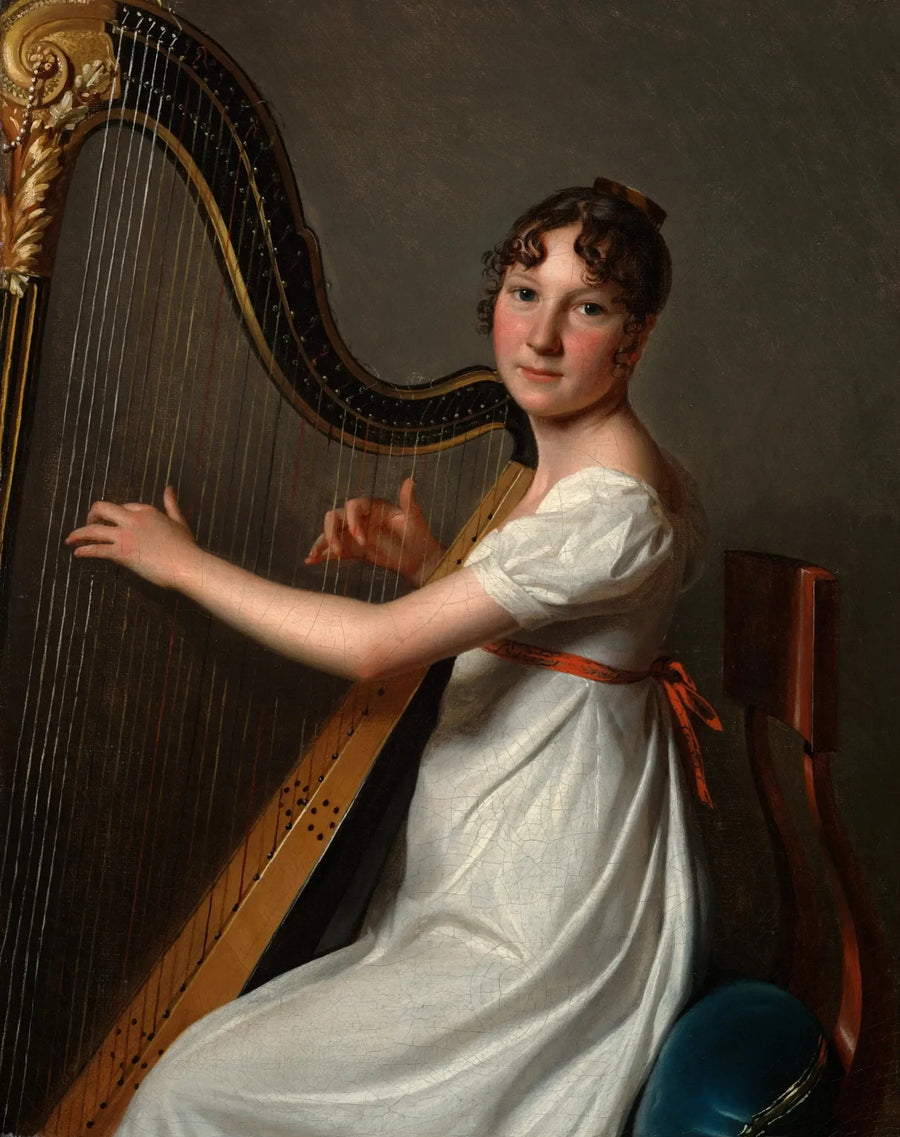 Le jeune harpiste - Louis-Léopold Boilly