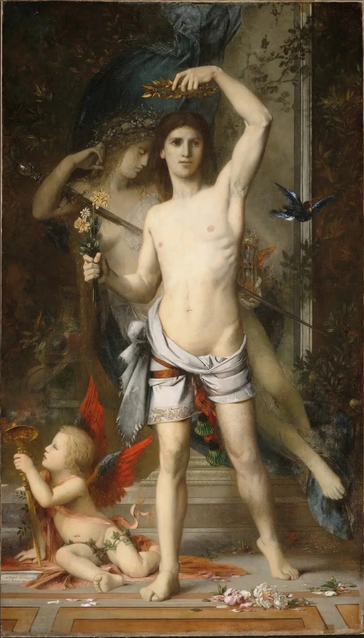 Le Jeune Homme et la Mort - Gustave Moreau image 1 reproduction d’œuvre d’art à l’huile