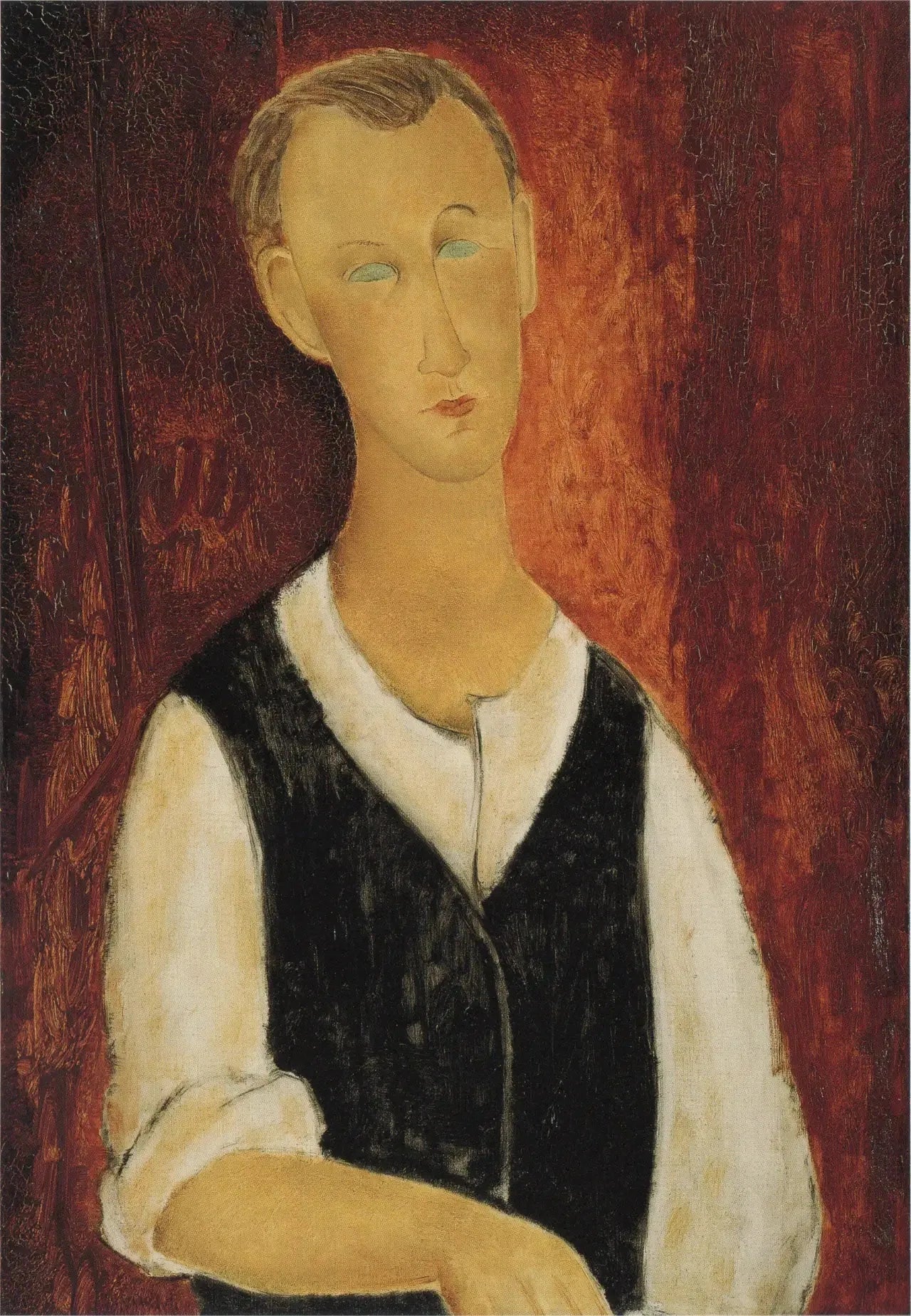 Le jeune paysan - Amedeo Modigliani image 1 reproduction réalisée par Alpha Reproduction