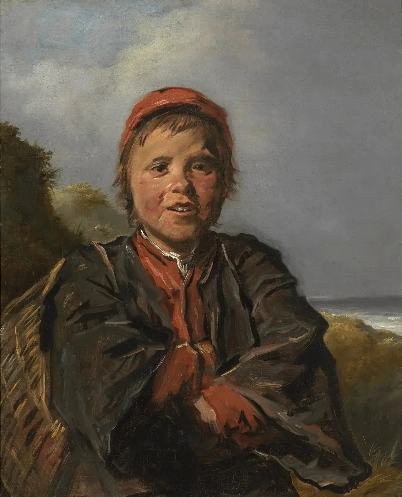 Le Jeune Pêcheur - Frans Hals image 1 reproduction d’œuvre d’art à l’huile