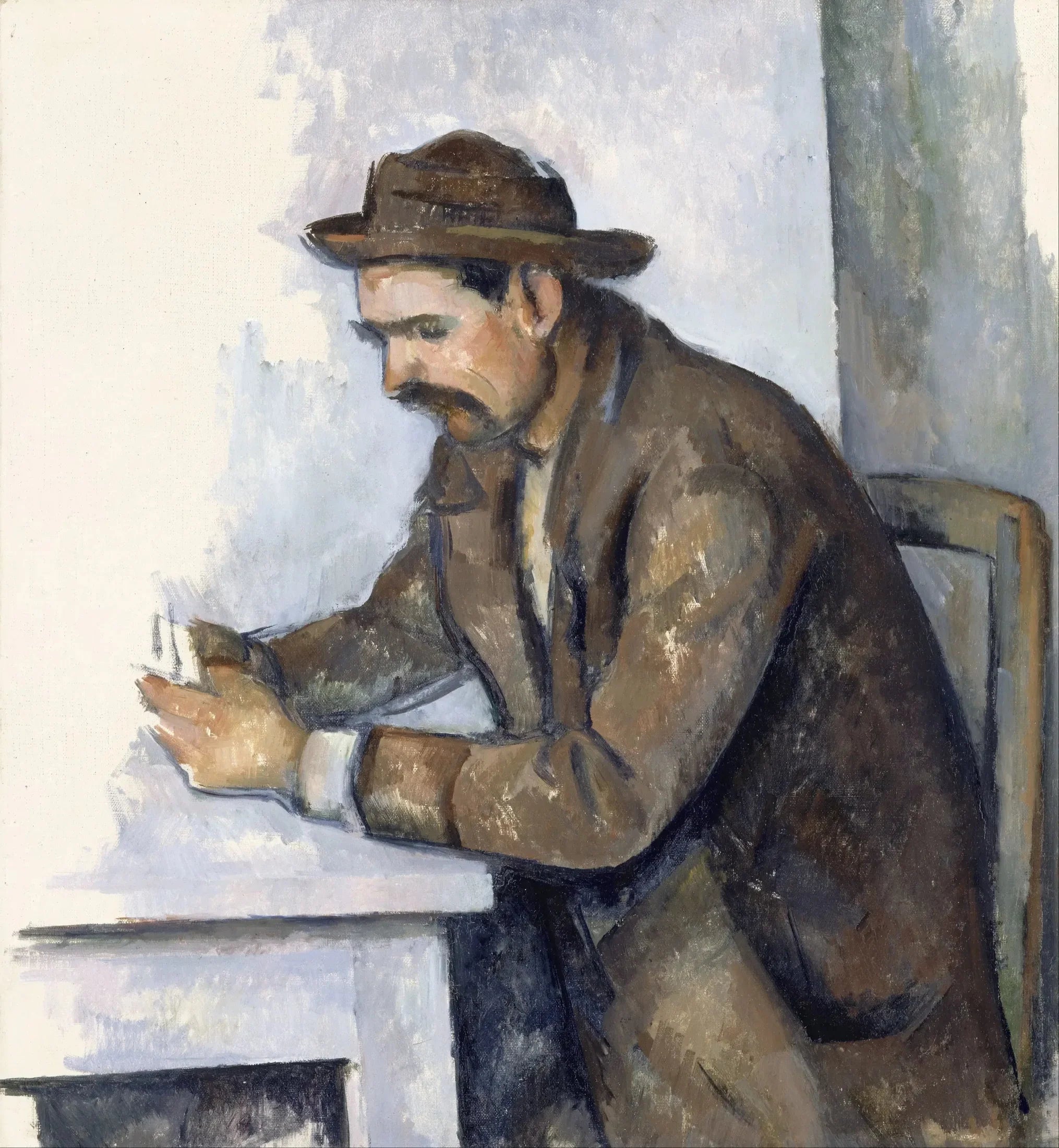 Le joueur de cartes - Paul Cézanne image 1 tableau peint à l’huile sur toile